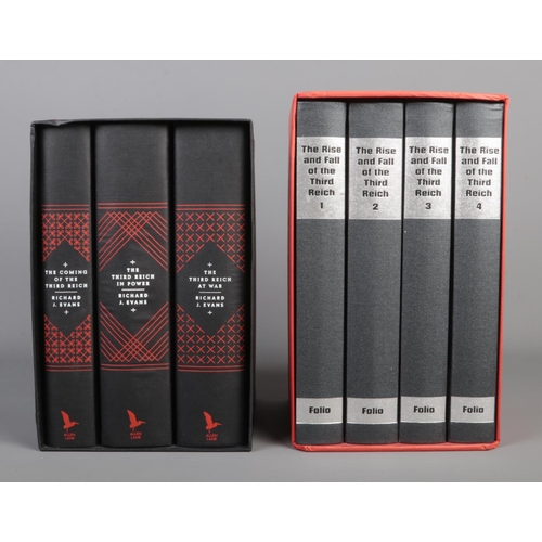 388 - The Folio Society; two sets of books focusing on the Third Reich. 'The Rise and Fall of the Third Re... 