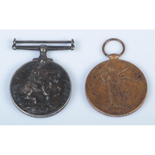 327 - Two WWI medals; The Bronze Victory medal issued to 5026 PTE L.Rick Notts & Derby, The Silver 1914-18... 