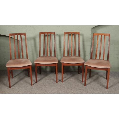 461 - A set of eight William Lawrence & Co teak dining chairs, including two carvers.