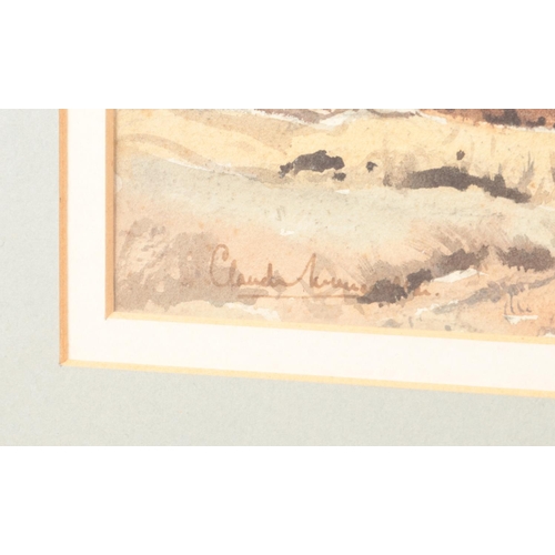 113 - Claude Muncaster (1903-1974) a framed watercolour, rural landscape, Newton Fell, Devon. 22.5cm x 36.... 