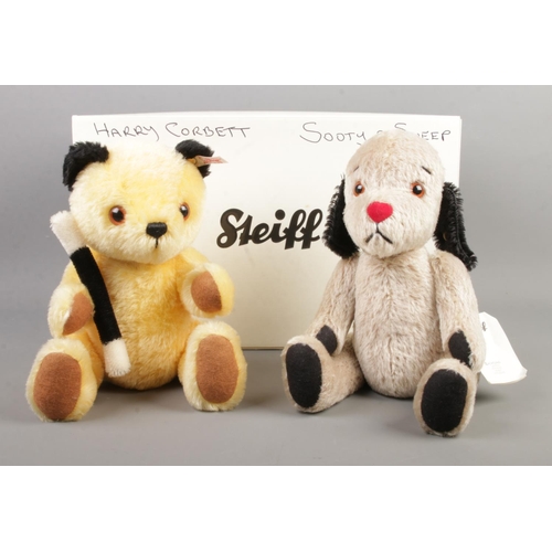 49 - Two boxed Steiff limited edition mohair bears, Sooty and Sweep (from Harry Corbett's Sooty Show). Bo... 