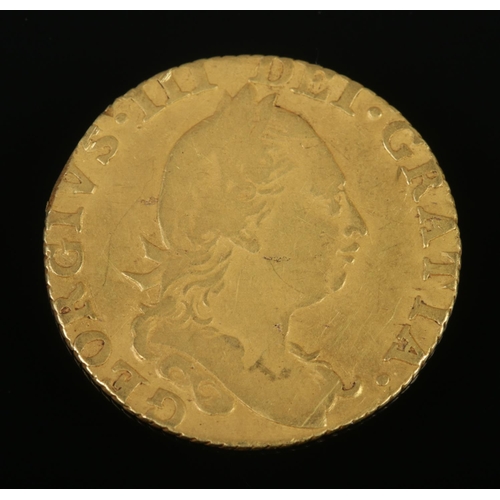 79 - A George III gold half guinea, dated 1778. 4.13g.