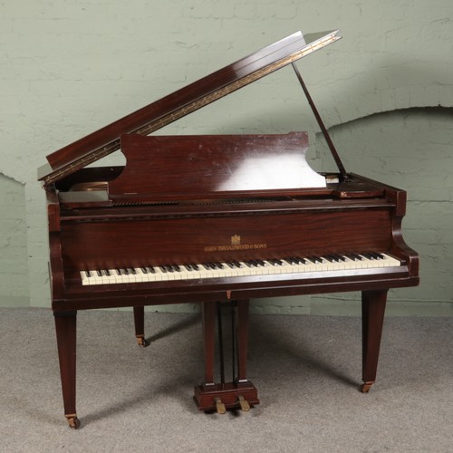 617 - A John Broadwood & Sons/Herrburger Brooks mahogany baby grand piano.