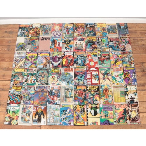 356 - One box containing a large collection of vintage comics and annuals; including Superman, Iron Man, H... 