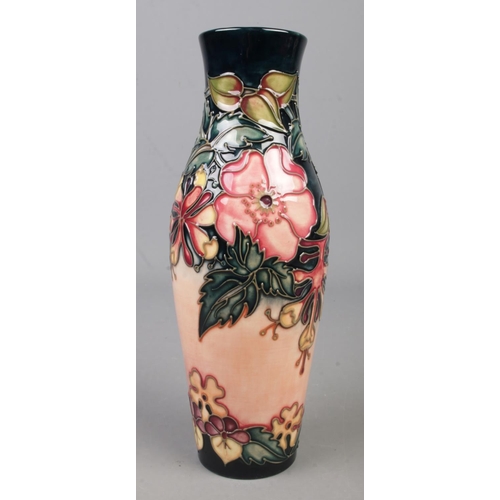 114 - A Moorcroft pottery vase decorated in the Oberon pattern by Rachel Bishop. Date cypher for 1999. Hei... 