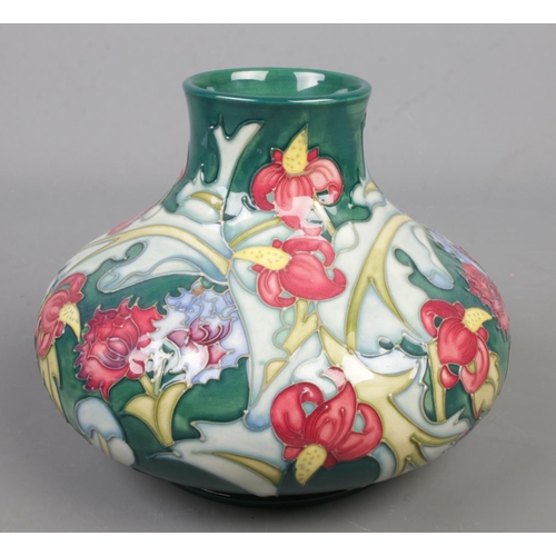 121 - A Moorcroft pottery vase decorated in the Leicester pattern by Rachel Bishop for the William Morris ... 