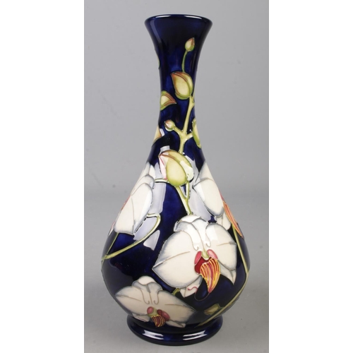 123 - A Moorcroft pottery vase decorated in the Chatsworth pattern by Philip Gibson. Date cypher for 2001.... 