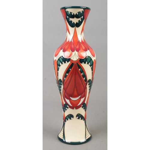 17 - A Moorcroft pottery vase decorated in the Temple of The Sun pattern by Paul Hilditch. Date cypher fo... 