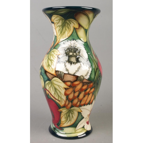 48 - A Moorcroft pottery vase decorated in the Cotton Top pattern by Sian Leeper. Date cypher for 2003. L... 