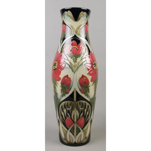 58 - A Moorcroft pottery trial vase decorated in the Adonis pattern by Vicky Lovatt. Date cypher for 2010... 