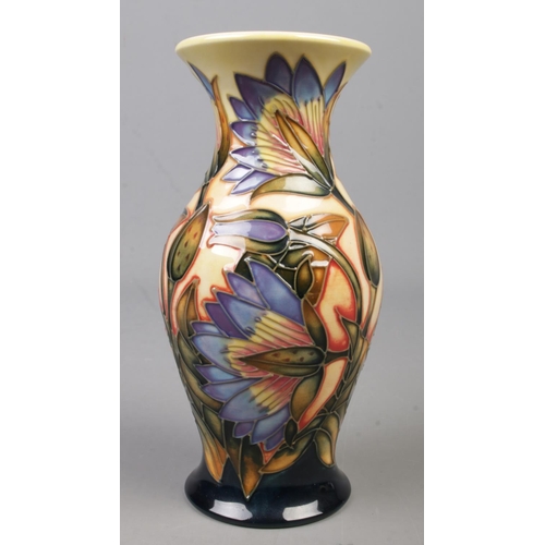 68 - A Moorcroft pottery vase decorated in the Samarkand Lily pattern by Debbie Hancock. Date cypher for ... 