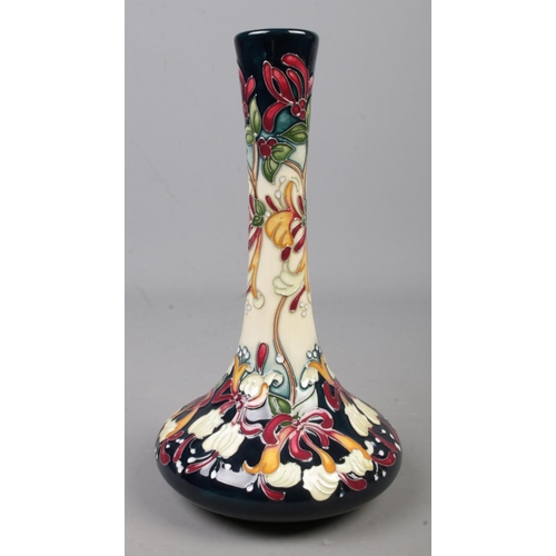 77 - A Moorcroft pottery vase decorated in the Honeysuckle Haven pattern by Rachel Bishop. Date cypher fo... 