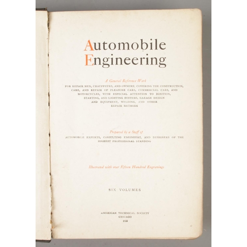 25 - Motoring Books; 'Electrical Equipment of the Car', comprising the various systems fitted to British,... 