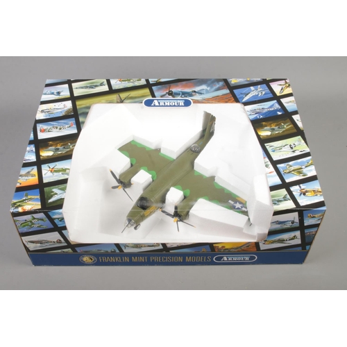 71 - A boxed Franklin Mint Precision Model Armour Collection B-26 Marauder. 1:48 scale die-cast collector... 