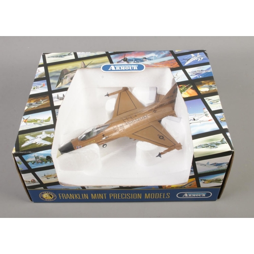 73 - A boxed Franklin Mint Precision Models Armour Collection F16 Falcon U.S.A.F - The Bats. B11E088 1:48... 