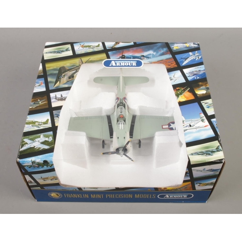 75 - A boxed Franklin Mint Precision Models Armour Collection SBD-5 Gilbert Islands USMC aircraft. B11D00... 