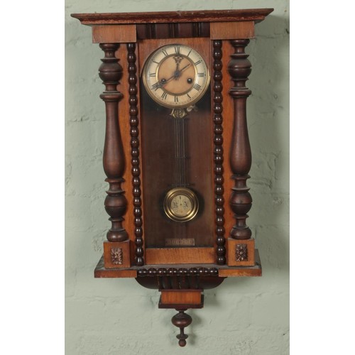 460 - A quantity of pictures and prints along with a mahogany 8 day wall clock. Includes Fred Moody embroi... 