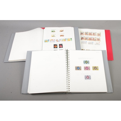 114 - Three near complete albums of British stamps including two Collecta Queen Elizabeth II examples. To ... 