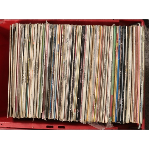 216 - Three large boxes of LP records. Mostly easy listening examples, etc.