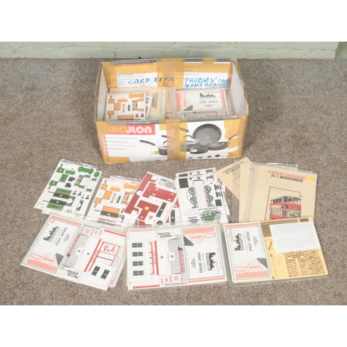 260 - A large box of Alphagraphix precision card kits 1/43 scale.