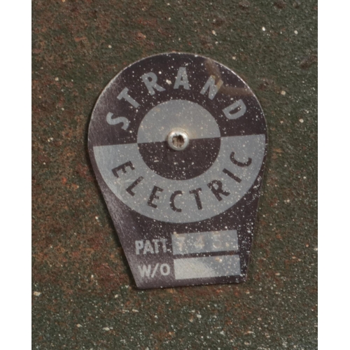 309 - A vintage Strand Electric spotlight on metal stand.