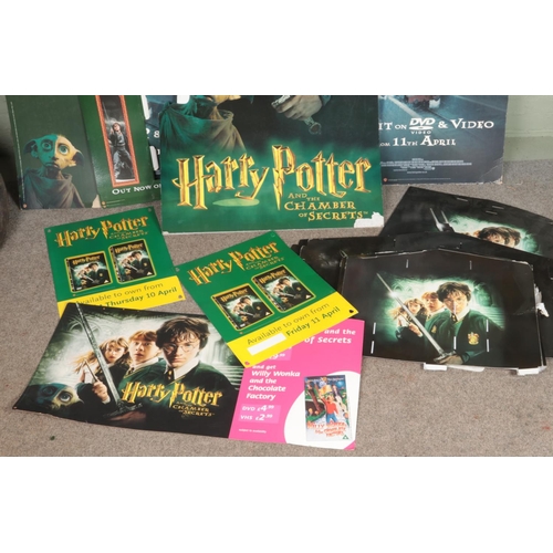 358 - A large collection of Harry Potter movie advertising and point of sale pieces from various Potter fi... 