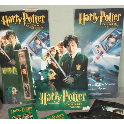 358 - A large collection of Harry Potter movie advertising and point of sale pieces from various Potter fi... 