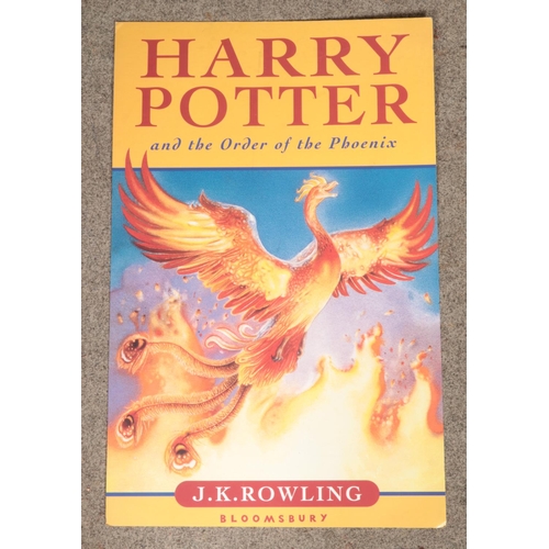 360 - Advertising card poster for Harry Potter and The Order of the Phoenix. CAN NOT POST

Hx98cm
Wx62cm