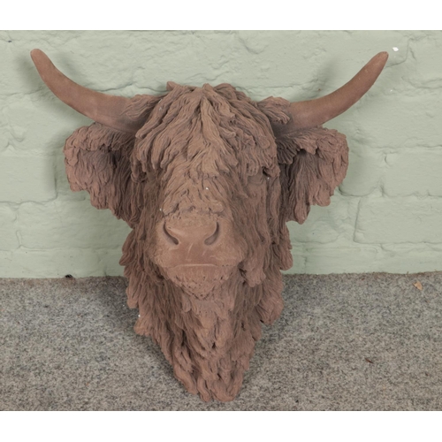 443 - An Abigail Ahern edition decorative Highland Cow head.