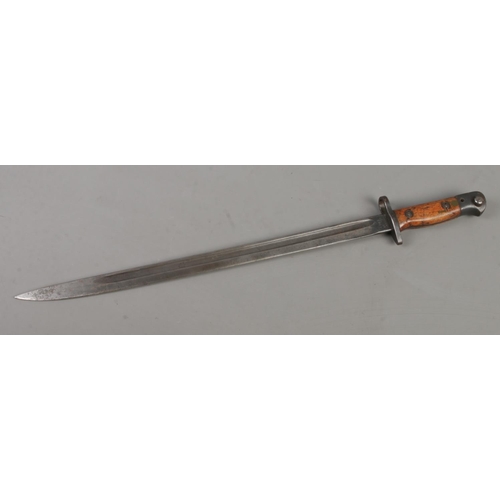 555 - A British 1907 bayonet by Wilkinson. Blade length 43cm. CANNOT POST OVERSEAS