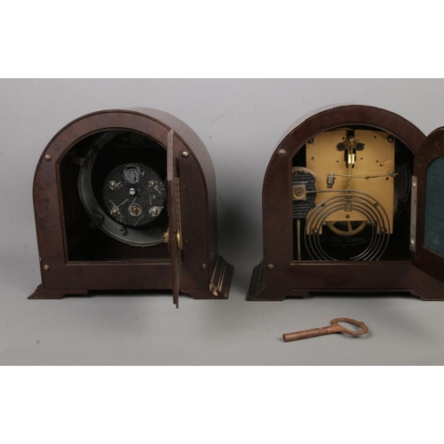 227 - Two Smiths bakelite mantle clocks to include 8 day and Enfield example.