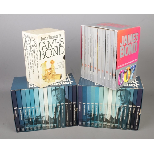 240 - A complete boxed set of Ian Fleming James Bond novels publish by Penguin books together with another... 