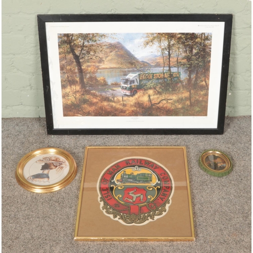 523 - A quantity of prints including examples by Christine Silver and a limited edition by Alan Fearnley t... 