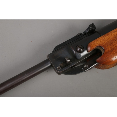 564 - A Weihrauch HW35 Export .22 caliber break barrel air rifle with walnut stock. CANNOT POST