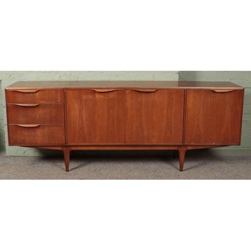 641 - A Mid-Century Mcintosh 'Dunvegan' teak sideboard, designed by Tom Robertson. Bears Mcintosh label to... 