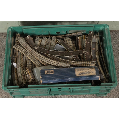 333 - A boxed of Hornby Dublo railway three rail track.