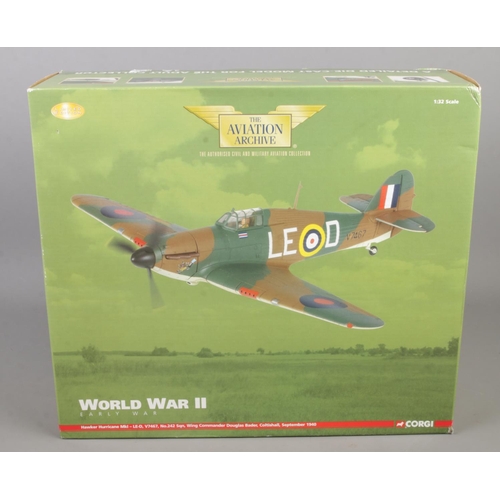 431 - A boxed limited edition Corgi 'The Aviation Archive' 1:72 scale diecast model plane. World War II Ea... 