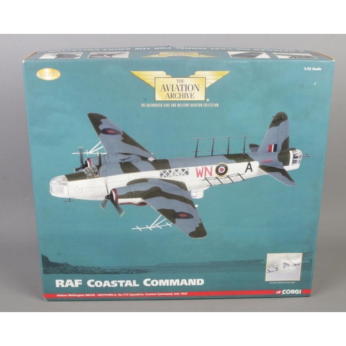 433 - A boxed limited edition Corgi 'The Aviation Archive' 1:72 scale diecast model plane. RAF Coastal Com... 