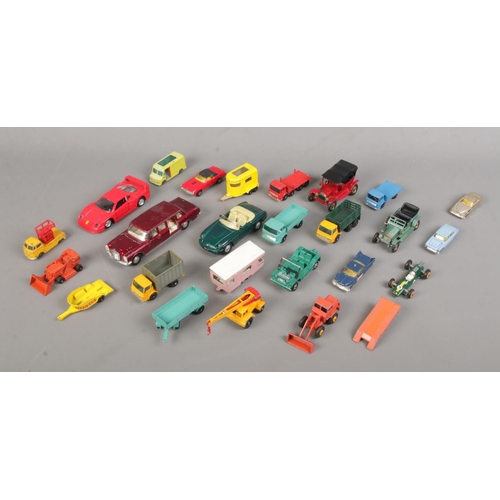 197 - A quantity of diecast scale model vehicles, to include examples by Matchbox, Husky and Lesney.