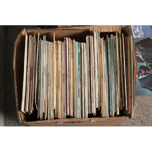 210 - Three boxes of assorted vinyl LP records of mostly country and classical to include Hank Williams, C... 