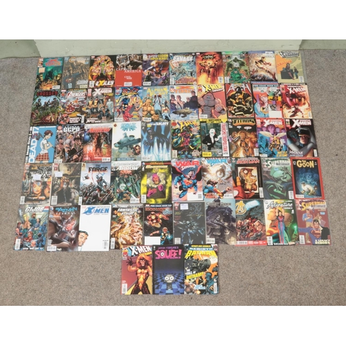 246 - A very large collection of assorted comics, mainly late 90's and 2000's. To include Marvel and DC ex... 