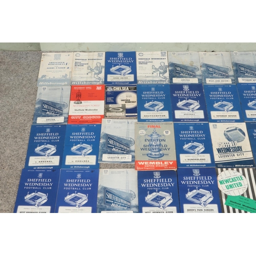 252 - A very large collection of mostly 1960's Sheffield Wednesday football programmes, to include 1966 FA... 