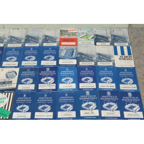 252 - A very large collection of mostly 1960's Sheffield Wednesday football programmes, to include 1966 FA... 