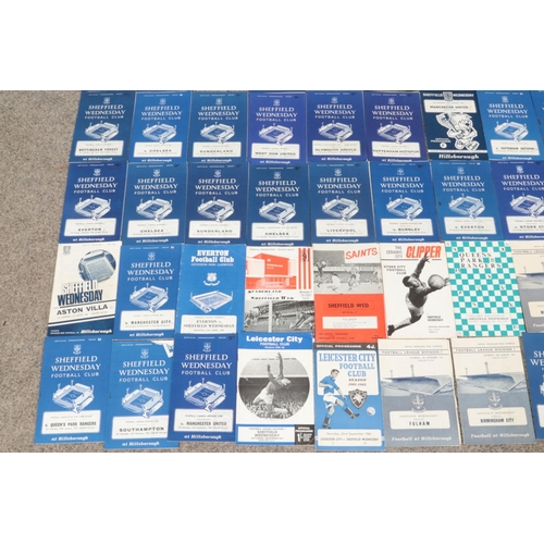 252 - A very large collection of mostly 1960's Sheffield Wednesday football programmes, to include 1966 FA... 