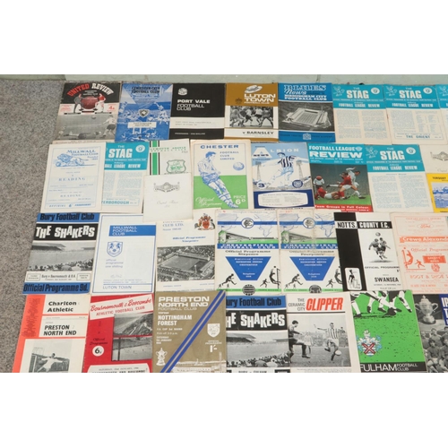 256 - An extremely large collection of assorted 1960's football programmes, to include Manchester United, ... 