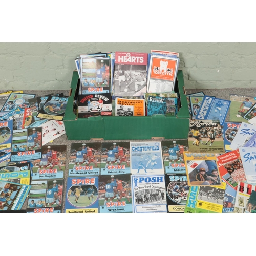 260 - A very large collection of assorted football programmes; from 1980 onwards, including international ... 