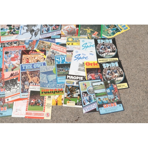 260 - A very large collection of assorted football programmes; from 1980 onwards, including international ... 