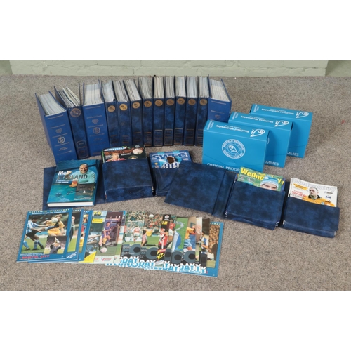 266 - A large collection of Sheffield Wednesday Football Club official programmes houses in official binde... 