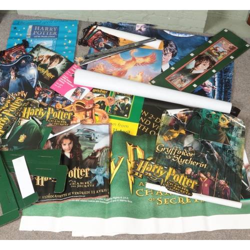 360 - A good collection of Harry Potter promotion film items. Mostly for The Chamber of Secrets, includes ... 