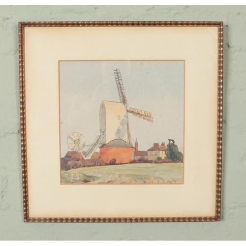 378 - Horace A Buttery, framed watercolour, landscape scene of Westleton Mill, dated 1925.

Horace Ayerst ... 